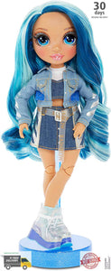 Rainbow Surprise Rainbow High Skyler Bradshaw – Blue Fashion Doll with 2 Outfits - 