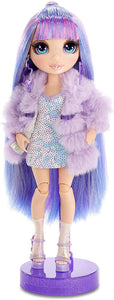 Rainbow Surprise Rainbow High Violet Willow – Purple Fashion Doll with 2 Outfits - 