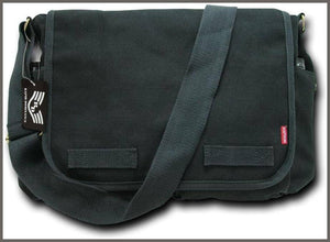 Rapiddominance Classic Military Messenger Bags, Black - 