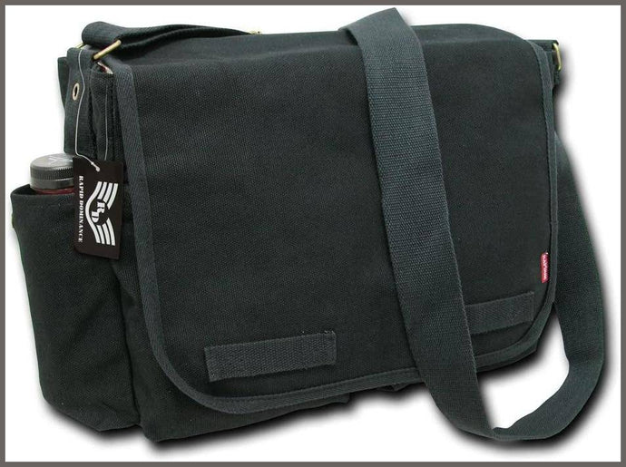 Rapiddominance Classic Military Messenger Bags, Black - 