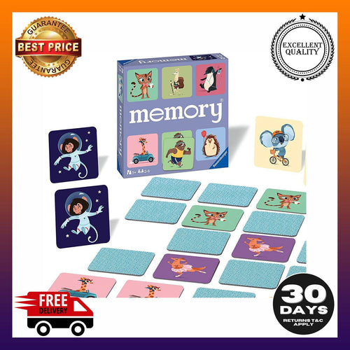 Ravensburger Happy Animals Large Memory Game - 