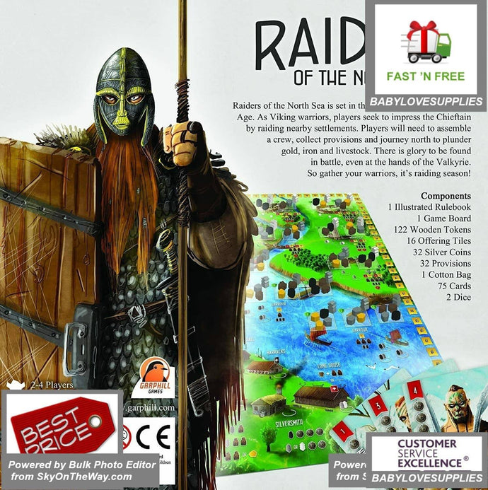 Renegade Game Studios Current Edition Raiders of The North Sea Board Game - 
