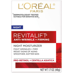 Revitalift Anti Wrinkle Anti aging L'Oreal Paris Firming Night Cream 1.7 oz - 