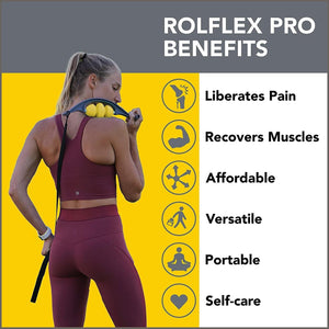 Rolflex PRO Leverage Compression High Density Foam Roller - 