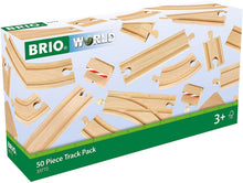 Load image into Gallery viewer, Roll over image to zoom in Brio 33772 50 Piece Track Pack Train Set - 
