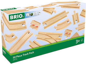 Roll over image to zoom in Brio 33772 50 Piece Track Pack Train Set - 