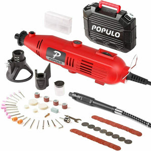 Rotary Tool Kit  3 Attach Abrasive Polish Cutting Engrave - 