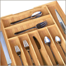 Load image into Gallery viewer, ROYAL CRAFT WOOD Bamboo Kitchen Drawer Organizer - 
