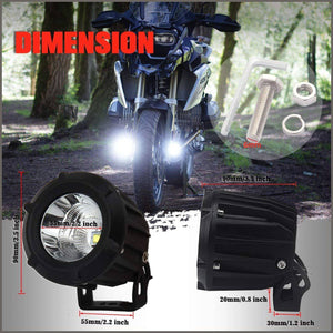 Samlight LED Driving Light,2Pcs Cree 25W 6000K Spot Beam - 