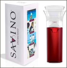 Load image into Gallery viewer, Savino Wine Preserver, Keeps Red and White Wine Fresh Up to 7 Days, Ultimate Luxury Wine Saver Decanter - 
