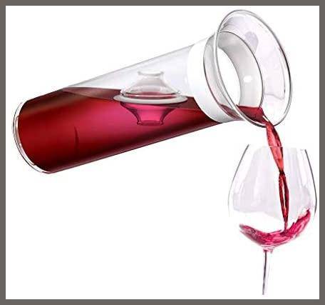 Savino Wine Preserver, Keeps Red and White Wine Fresh Up to 7 Days, Ultimate Luxury Wine Saver Decanter - 