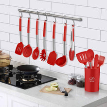 Load image into Gallery viewer, Silicone Cooking Utensil Set, AILUKI Kitchen Utensils 14 Pcs Cooking Utensils - 
