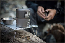 Load image into Gallery viewer, Snow Peak’s Titanium Mini Solo, SCS-0044TR, Japanese Titanium, Ultralight and Compact for Camping and Backpacking - 
