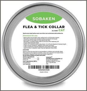 SOBAKEN Flea and tick Collar for Cats, one Size, 14 inch - 