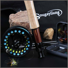 Load image into Gallery viewer, Sougayilang Saltwater Freshwater Fly Fishing Rod with Reel Combo Kit - 
