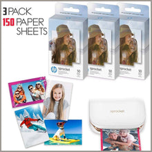 Load image into Gallery viewer, Sprocket Photo Paper Sheets 3 Pack of 50 HP - 
