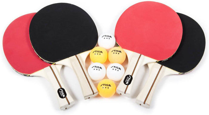 STIGA Performance 4-Player Table Tennis Racket Set - 