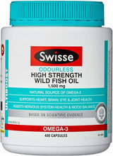 Load image into Gallery viewer, Swisse Ultiboost  Fish Oil 1500Mg 400PC - 
