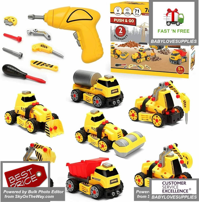 Take Apart Truck Construction Set - STEM Learning - 