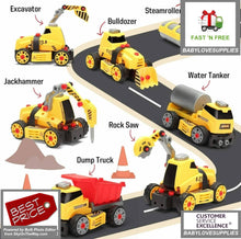 Load image into Gallery viewer, Take Apart Truck Construction Set - STEM Learning - 
