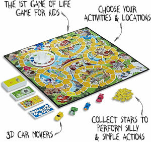 the Game of LIFE Junior 2 to 4 Players  Kids Board Games  Ages 8+ - 