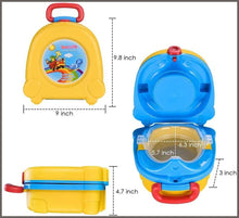 Load image into Gallery viewer, The Latest Baby Toilet Cute Portable Cartoon Travel Potty Car Squatting Children Potty Training Girl Boy Toilet Toilet Outdoor (Yellow) - 
