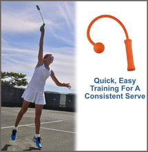 Load image into Gallery viewer, The Total Serve ServeMaster 1-Ball Tennis Serve Trainer and Swing Training Tool - 
