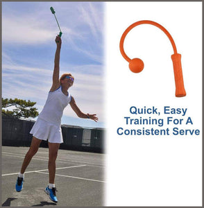 The Total Serve ServeMaster 1-Ball Tennis Serve Trainer and Swing Training Tool - 