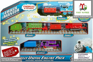 Thomas Friends Fisher-Price Trackmaster Engines 4 Pack - 