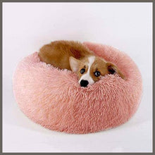 Load image into Gallery viewer, TINTON LIFE Luxury Faux Fur Pet Bed for Cats Small Dogs Round Donut Cuddler Oval Plush Cozy Self-Warming Cat Bed - 
