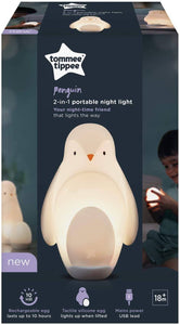 Tommee Tippee Penguin Portable Night LightWhite - 