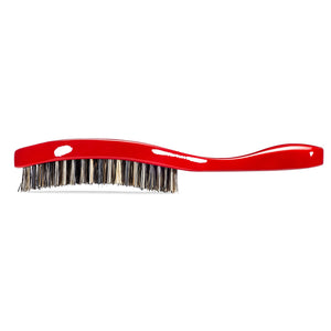 Torino Pro Wave Brush #470 by Brush King Extra Hard Curve Wave Brush Red - 