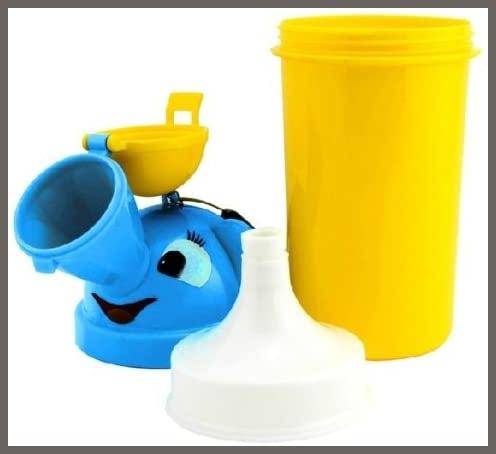 TRAVEL AID Portable Emergency Urinal Toilet Potty For Baby Child And Kids Car Travel And Camping And Toddler Pee Pee Training Cup For Boys - 