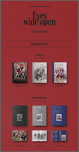 Twice - Eyes Wide Open (Vol.2) Album+Pre-Order Benefit+Folded Poster+Extra Photocards Set (Style ver.) - 