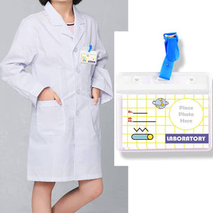 Unglinga Kids Science Experiment Kit with Lab Coat Scientist Costume Dress Up - 