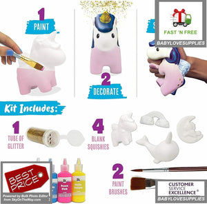Unicorn Gifts for Girls. Arts and Crafts Paint Your Own Rainbow and Awesomeness - 