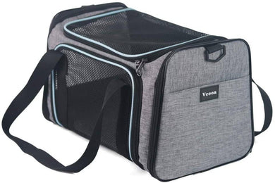 Vceoa Airline Approved Pet Carriers, Soft Sided Collapsible Pet Travel Carrier - 