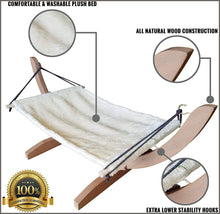 Load image into Gallery viewer, Vea pets Luxury Cat Hammock - Large Soft Plush Bed - 
