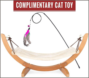 Vea pets Luxury Cat Hammock - Large Soft Plush Bed - 