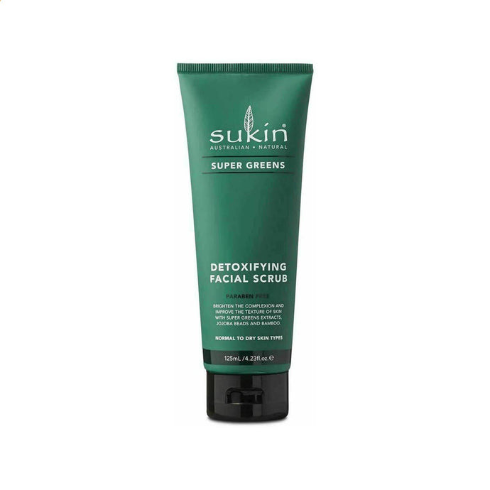 Vegan Facial Scrub  Sukin Super Greens , 125ml - 