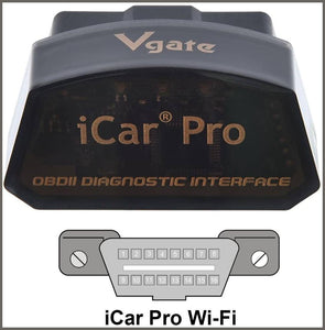 Vgate iCar Pro Wi-Fi OBD2 Scanner Scan Tools OBDII Car Diagnostic Tool - 