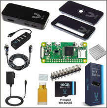 Load image into Gallery viewer, Vilros Raspberry Pi Zero W Complete Starter Kit-Premium Black Case - 
