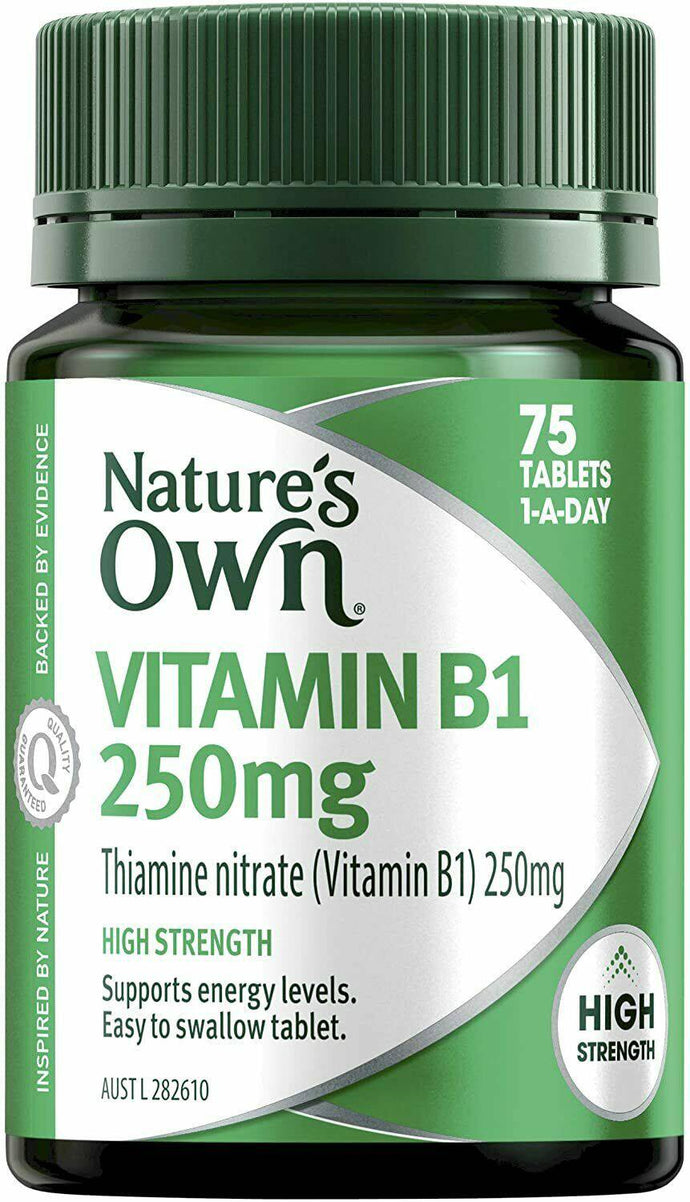 VITAMIN B1 250MG Glucose NATURE'S OWN  75 Tab - 