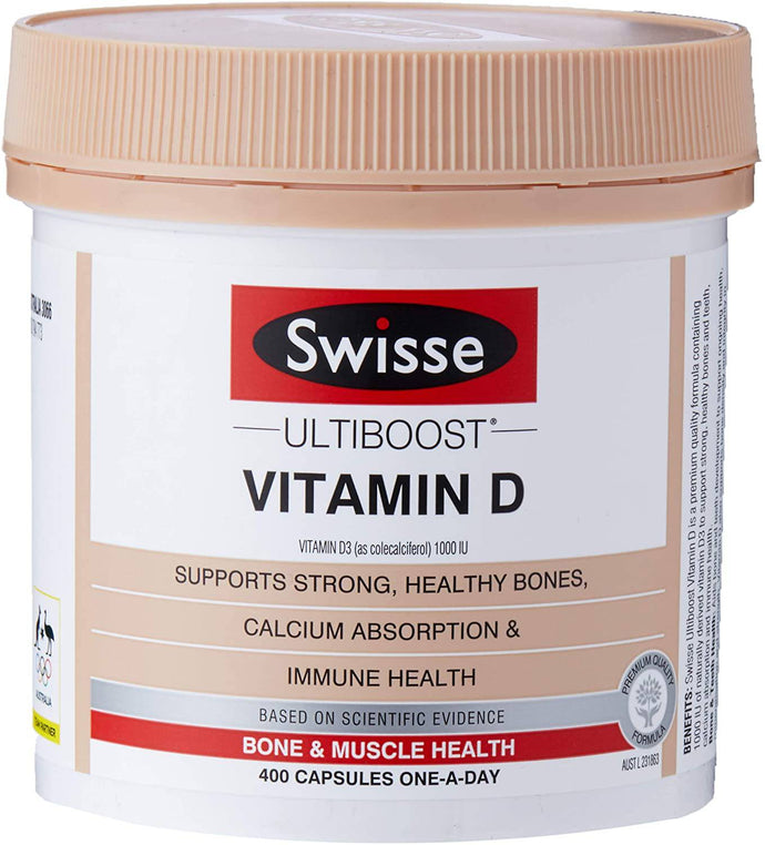 Vitamin D NEW Swisse Capsules Ultiboost  D 400 - 