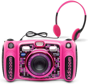 VTech Kidizoom Duo 5.0 Deluxe Digital Selfie Camera with MP3 Player & Headphones - 