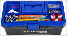 Load image into Gallery viewer, Wakeman Fishing Single Tray Tackle Box 55 Pc Tackle Kit - 
