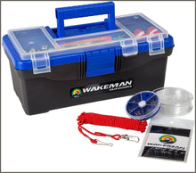 Load image into Gallery viewer, Wakeman Fishing Single Tray Tackle Box 55 Pc Tackle Kit - 
