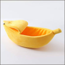 Load image into Gallery viewer, WarmShe Pet Cat Bed House Cute Banana, Warm Soft Punny Dogs Sofa - 
