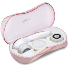 Load image into Gallery viewer, Waterproof Facial Cleansing Spin Brush Set with 3 Exfoliating Brush Heads - 
