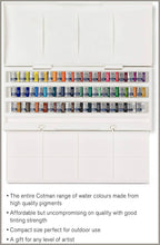 Load image into Gallery viewer, Winsor &amp; Newton Cotman Water Colour Paint Deluxe Sketchers&#39; Pocket Box, Set of 16, Half Pans 45 Half Pans - 
